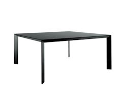 DESALTOSTOELEN: Mac tafel met glas- of keramiek blad